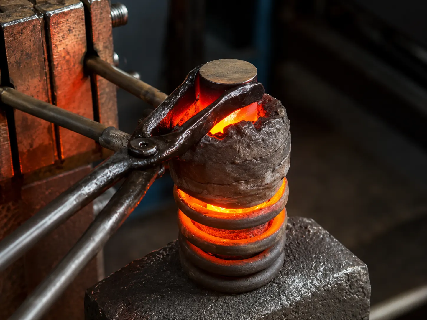 Induction heating process